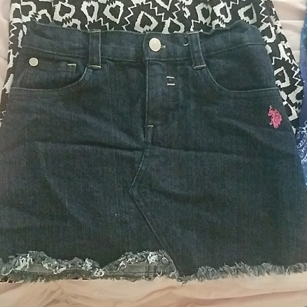 Little girls jean skirt